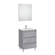 Tenet Pack 3 Tiroirs 600 Mm Gris Galet Brillant - ROCA A851789516 