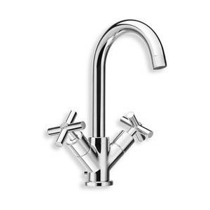 LAVABO EXECUTIVE MONOTROU CHROME + Vidage - CRISTINA ONDYNA EV10751