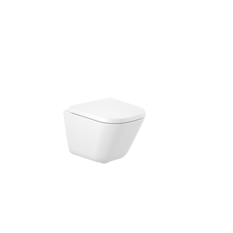 The Gap Square Wc Suspendu Compact 480 Rimless-Roca A34647A000 