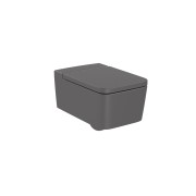 Cuvette de toilette carrée suspendue Inspira onyx - ROCA A346537640
