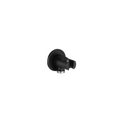 Prise D'Eau+Support Douchette+Rosace Noir Mat-Roca A5B5250Nb0 