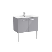 Victoria Unik 2 Portes 800Mm Gris Galet Brillant-Roca A851654516 