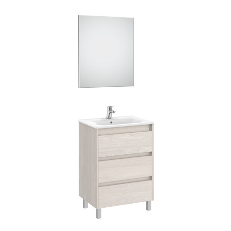 Tenet Pack 3 Tiroirs 600 Mm Frêne Nordic - ROCA A851789434 