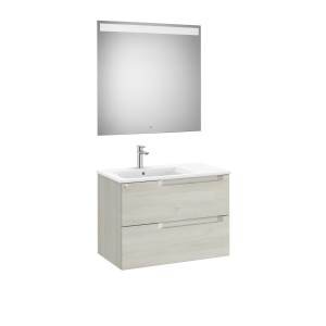 Aleyda Pack 2 Tiroirs Lavabo À Gauche 800 Mm Bois Blanchi - ROCA A851837525 