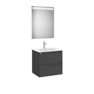 Aleyda Pack 2 Tiroirs 600 Mm Noir Mat - ROCA A851833523 