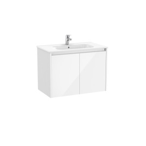 Tenet Unik 2 Portes 800 Mm Blanc Brillant - ROCA A851774806 