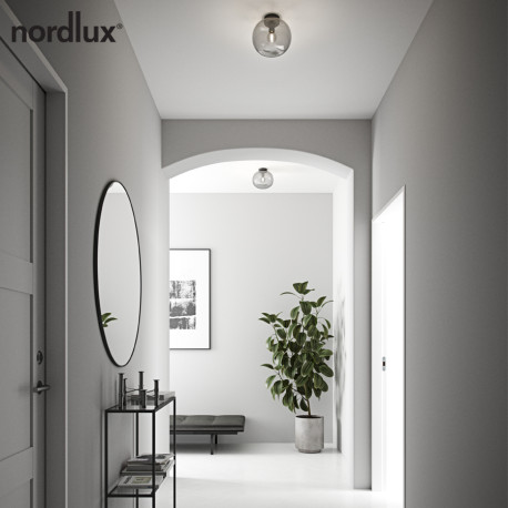 ALTON plafonnier Verre et metal Fumé E27  - Nordlux 2010506047 