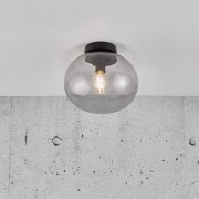 ALTON plafonnier Verre et metal Fumé E27  - Nordlux 2010506047 