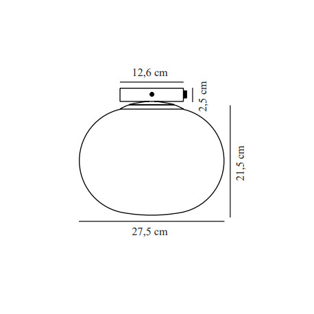 ALTON plafonnier Verre et metal Fumé E27  - Nordlux 2010506047 