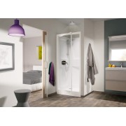 Cabine Kineprime 80 Niche Pivotant Haut Transparent Meca - KINEDO CA5410MTN 