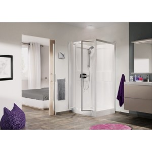 Cabine Kineprime 3 90 2 Portes Bas Transparent Th - KINEDO CA593TTN 