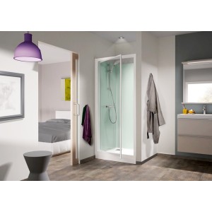 Cabine Kineprime Glass 70 Niche Pivotant Haut Th - KINEDO CA750TTN 