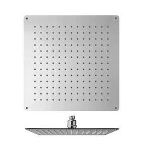 POMME DE DOUCHE SANDWICH INOX PLAFOND CARREE 34 CM - CRISTINA ONDYNA PD36251
