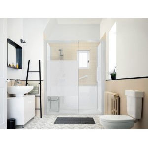 Kinemagic7 Sérénité 140x70 Niche Solo Mixte Dépoli 1 bande Thermostatique - KINEDO KT-1407-NMS-DB3-GSA 