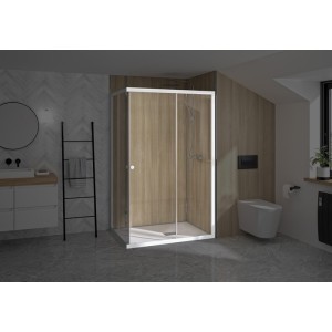 Supra Angle Droite 100 Blanc Transparent - KINEDO PA1583BTND 