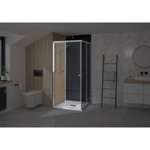 Supra Angle Gauche 80 Chromé Transparent - KINEDO PA1581CTNG 