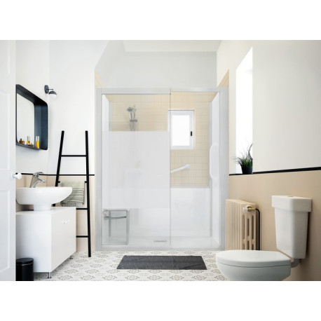 Kinemagic7 Sérénité 140x80 Niche Solo Mixte Dépoli 1 bande Mécanique - KINEDO KT-1408-NMS-DB2-GSA 