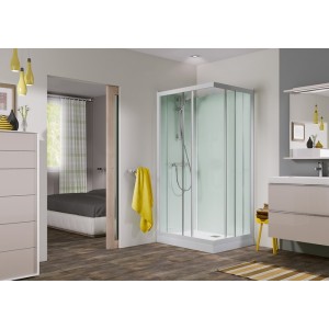 Cabine Kineprime Glass 100X80 Coulissant Bas Thermo - KINEDO CA703TTN 