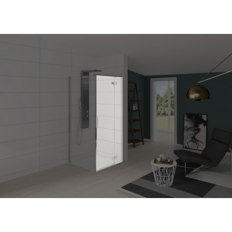 Paroi Kinestyle pivotant pour porte+fixe 90 droite - KINEDO PA1792CTNED 