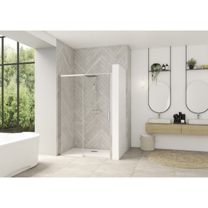 Smt Design Extensible clt ss 127/140 prof chr verre transp g - KINEDO PA9234CTNEG 