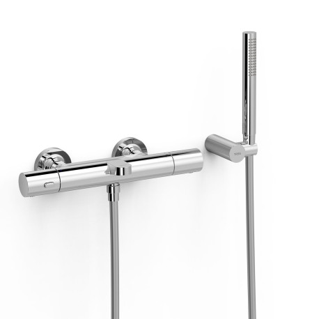 Ensemble douche bain-douche thermostatique Chrome - TRES 19017429 
