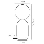 Lampe à poser NOTTI Vert E14 - NORDLUX 2011035023