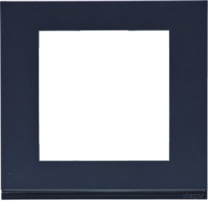 Plaque gallery plastique pour thermostat KNX WKT510 et WKT511 gallery anthracite - HAGER WXP1009 