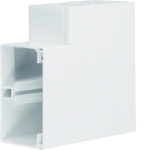 Angle plat lifea pour FB80130 h 130mm x p 82mm 4 agrafes RAL 9016 Pure - HAGER FB8013059016 