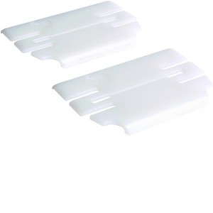 Jeu d'éclisses queraz pour GBD50161 RAL 9016 Pure - HAGER GBD501619 