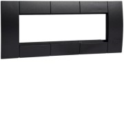 Support app 45x45 triple Noir - GOULOTTES ENCASTREES  HAGER GT4539011 