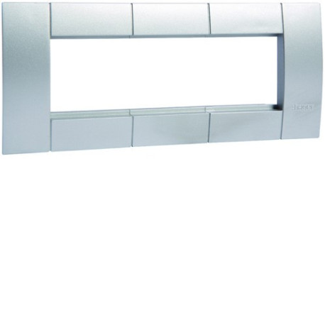 Support app 45x45 triple Alu - GOULOTTES ENCASTREES  HAGER GT453ALU 