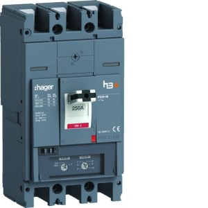 Disjoncteur h3+ P630 TM 3x250A 50kA - HAGER HMW250DR 