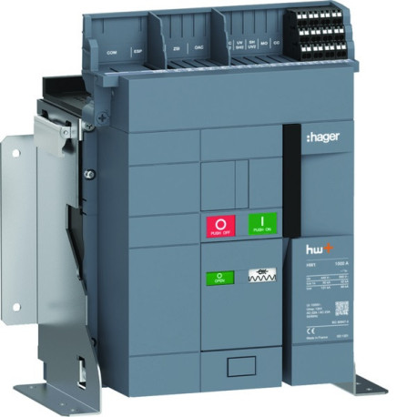Interrupteur Ouvert HW1 1000A 3P Fixe - HAGER HW1W310FS 