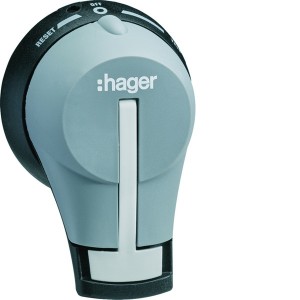 Poignée rotative S1 IP55 (P160-P250) - HAGER HXS901H 