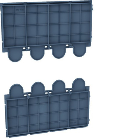 Plaque isol. droite P630 4P - HAGER HYW051H 