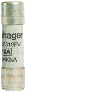 Cartouche fus.10x381000VDC 10A -   HAGER LF310PV 