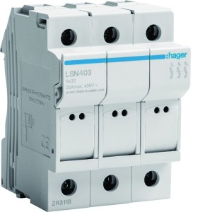 CC 3P 25A 400V L32 3M -   HAGER LSN403 