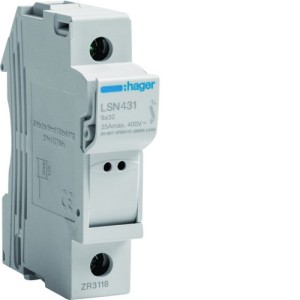 CC 1P 25A 400V L32 1M voyant -   HAGER LSN431 
