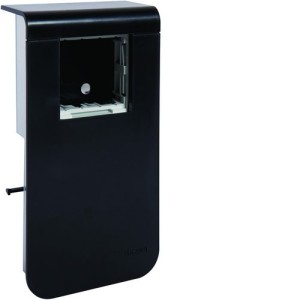 Support app 45 SL15100 Noir - MOULURES PLINTHES  HAGER SL151009709011 