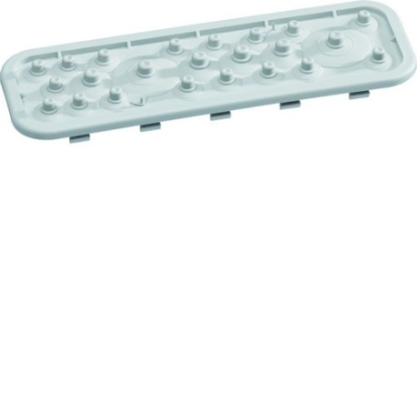 Plaque passe fils IP41 VegaD - ENVELOPPES  HAGER VZ741 