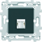 RJ45 CAT.6 UTP anthracite - HAGER WE225A 