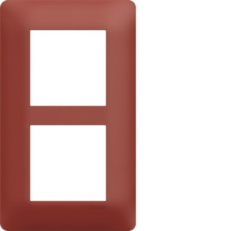 Plaque 2 postes essensya E57 Sierra - HAGER WE566 