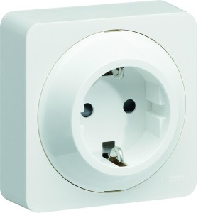 ateha Prise Schuko complet - HAGER WJC160B 