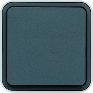 cubyko leaf interrupteur va-et-vient saillie gris IP55 - HAGER WNC001EC 