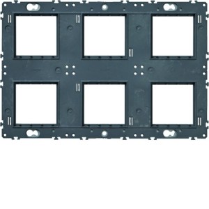 Support gallery 2x3x2 modules entraxe 71 pour mécanismes gallery - HAGER WXA467 