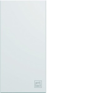 Obturateur gallery 1 module pure antibacterien - HAGER WXF688H 