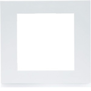 Plaque gallery plastique pour thermostat KNX WKT510 et WKT511 gallery  pure - HAGER WXP0009 