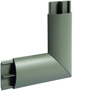 Angle plat pour AK 10x35 Gris - GOULOTTE INSTALLATIO  HAGER AK35105 