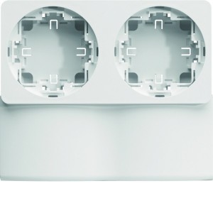 Support double appareillage saillie ateha pour ATA12x50 Pure - HAGER ATA125929016 