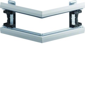 Angle extérieur pour BKIS épais 25mm simple hauteur acier RAL 9016 Pure - HAGER BKIS251303E9016 